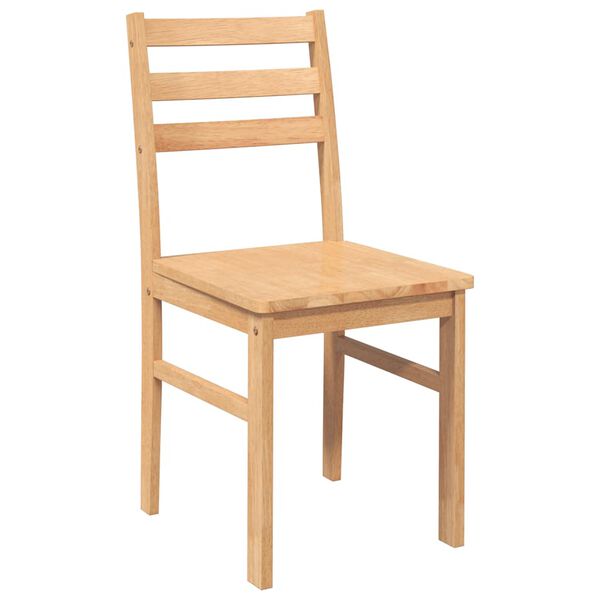 VidaXL jedálenské stoličky 2 ks masívna drevená guma