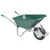 vidaXL Wheelbarrow Green 90 L 150 kg Pozinkovan&aacute; oceľ a plast