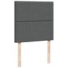 vidaXL Boxspring posteľ s matracom tmavosiv&aacute; 100x200 cm l&aacute;tka