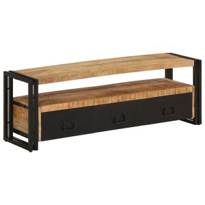 vidaXL TV skrinka 120x30x40 cm mas&iacute;vne mangovn&iacute;kov&eacute; drevo