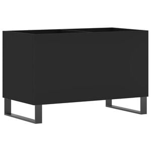 vidaXL Skrinka na platne čierna 74,5x38x48 cm kompozitn&eacute; drevo