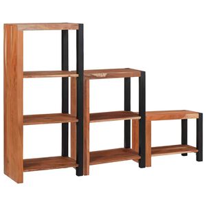 vidaXL Reg&aacute;l na knihy 6 &uacute;rovn&iacute; 3 ks 50 x 30 x 110 cm Hned&aacute;