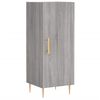 vidaXL Komoda siv&yacute; dub sonoma 34,5x34x90 cm spracovan&eacute; drevo