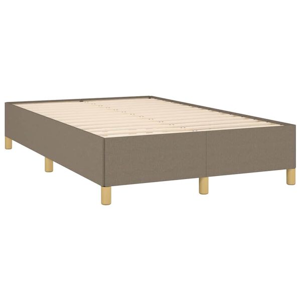 vidaXL Boxspring posteľ s matracom sivohned&aacute; 120x190 cm l&aacute;tka