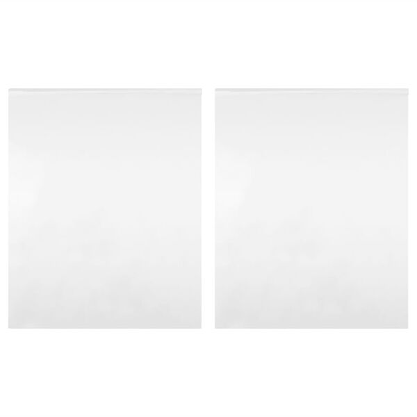 vidaXL Zrkadlov&eacute; f&oacute;lie 2 ks samolepiace 90x200 cm PET