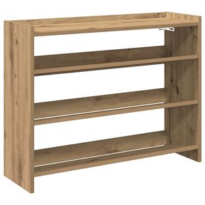 vidaXL Reg&aacute;l na top&aacute;nky dub artisan 80x25x62 cm kompozitn&eacute; drevo