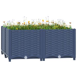 vidaXL Vyv&yacute;&scaron;en&yacute; z&aacute;hon 80x80x38 cm polypropyl&eacute;n