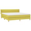 vidaXL Boxspring posteľ s matracom zelen&aacute; 180x200 cm l&aacute;tka