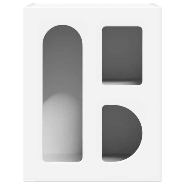 vidaXL Nočn&yacute; stol&iacute;k Biela 40 x 35 x 50 cm Kompozitn&eacute; drevo