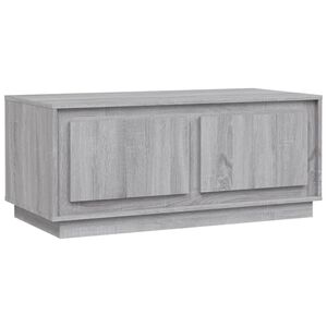 vidaXL Konferenčn&yacute; stol&iacute;k siv&yacute; sonoma 102x50x44 spracovan&eacute; drevo