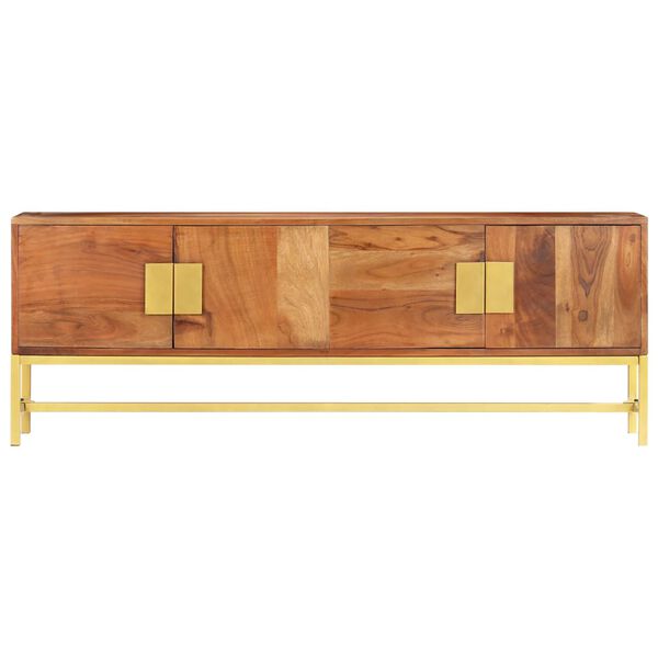 vidaXL TV skrinka 140x30x50 cm masívne akáciové drevo