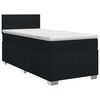 vidaXL Posteľ boxspring s matracom Čierna 80 x 200 cm L&aacute;tka