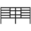 vidaXL Čelo postele čierne 186x4x104 cm mas&iacute;vna borovica