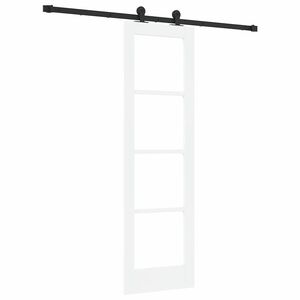 vidaXL Posuvn&eacute; dvere ORKDAL 61 x 198,5 cm Biela a čierna