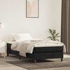 vidaXL Matrac s ta&scaron;tičkov&yacute;mi pružinami stredn&aacute; tvrdosť čierny 100x210x20 cm zamat
