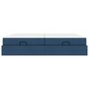 vidaXL R&aacute;m postele s matracom s matracmi 2 pcs Modr&aacute; l&aacute;tka
