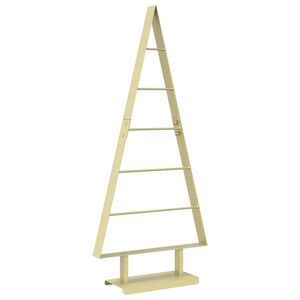 vidaXL Kovov&yacute; vianočn&yacute; stromček KUOPIO 90 cm Oceľ Zlat&aacute;