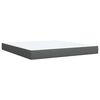 vidaXL Boxspring posteľ s matracom tmavosiv&aacute; 180x200 cm l&aacute;tka