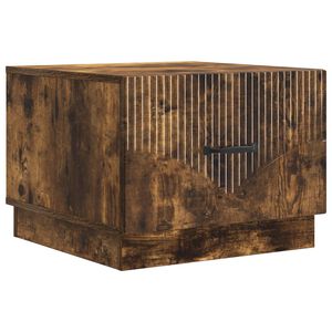 vidaXL Konferenčn&yacute; stol&iacute;k Dymov&yacute; dub 49 x 50 x 37 cm Kompozitn&eacute; drevo