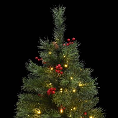 vidaXL Umelý výklopný vianočný stromček 150 LED 120 cm