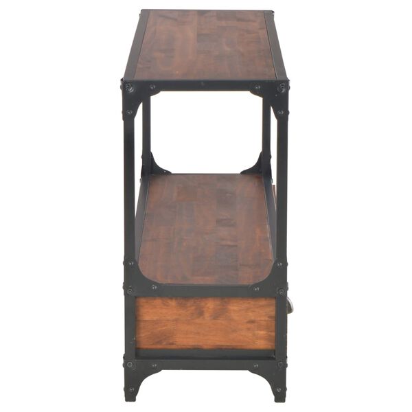 vidaXL TV skrinka s 3 zásuvkami 120x30x60 cm masívne borovicové drevo