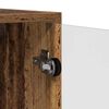 vidaXL Nástenná skrinka Staré drevo 35 x 37 x 102 cm Kompozitné drevo