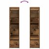 vidaXL Highboard Old Wood 29,5x34x119,5 cm Engineered Wood