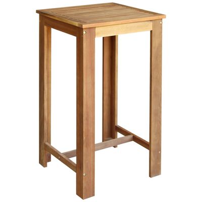 vidaXL Súprava barového stola a stoličiek, 3 ks masívne akáciové drevo