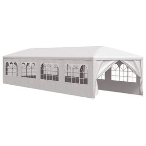 vidaXL Z&aacute;hradn&yacute; stan 3x12 m, biely