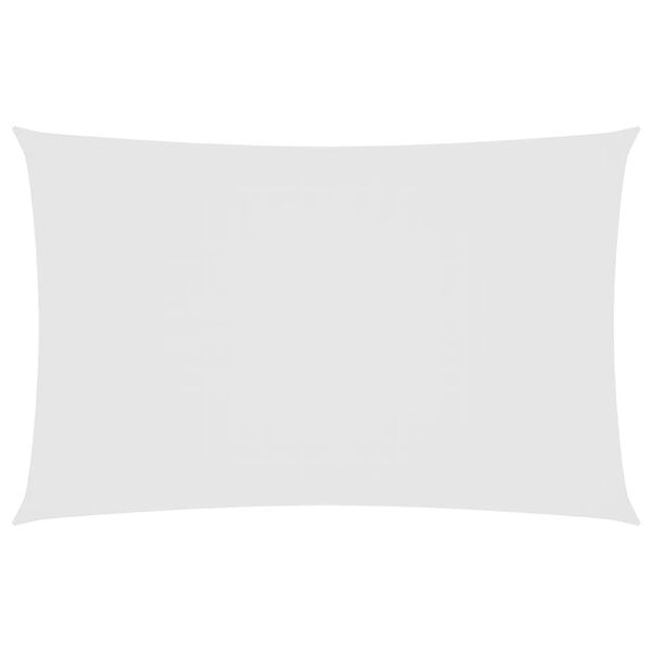 vidaXL Tieniaca plachta oxfordsk&aacute; l&aacute;tka obdĺžnikov&aacute; 6x8 m biela