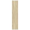 vidaXL Knižnica dub sonoma 57x28,5x107,5 cm kompozitné drevo
