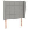 vidaXL Čelo postele so z&aacute;hybmi bledosiv&eacute; 93x23x118/128 cm l&aacute;tka
