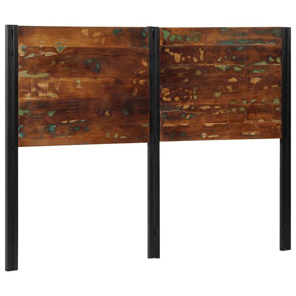 Čelo vidaXL 140 cm Recyklovan&eacute; mas&iacute;vne drevo a železo