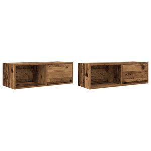 vidaXL TV stol&iacute;ky 2 ks star&eacute; drevo 80x31x25,5 cm spracovan&eacute; drevo
