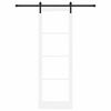 vidaXL Posuvn&eacute; dvere ORKDAL Biela a čierna 78 x 232 cm