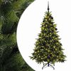 vidaXL Umel&yacute; vianočn&yacute; stromček s vianočn&yacute;mi guľami 180 cm 300 LED