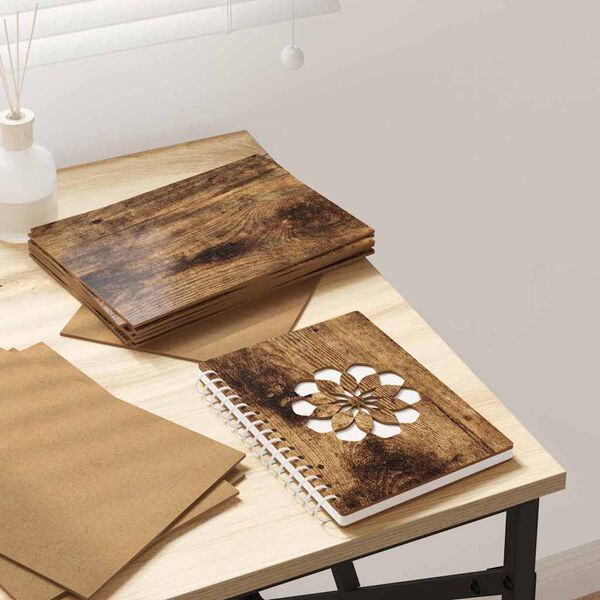 vidaXL Dekoračn&eacute; panely 50 pcs Dymov&aacute; dub 21 x 30 x 0,27 cm