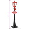 vidaXL Vianočn&aacute; pouličn&aacute; lampa so Santom 180 cm, LED