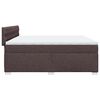 vidaXL Boxspring posteľ s matracom tmavohned&aacute; 200x200 cm l&aacute;tka