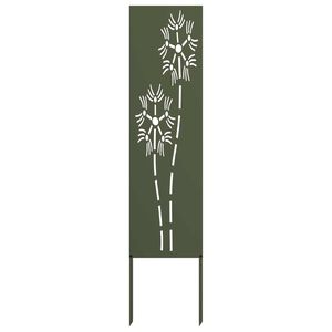 vidaXL Z&aacute;hradn&aacute; clona na s&uacute;kromie Rezac&iacute; Olivovo zelen&aacute; 32 x 140 cm