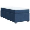 vidaXL Boxspring posteľ s matracom modr&aacute; 100x200 cm l&aacute;tka