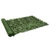 vidaXL Balk&oacute;nov&aacute; z&aacute;stena s tmavo zelen&yacute;mi listami 300x150 cm