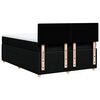 vidaXL Posteľn&yacute; r&aacute;m boxspring s matracom čierny 140x200 cm l&aacute;tka