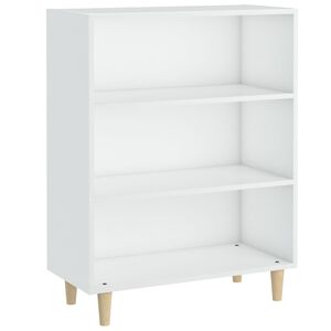 vidaXL Komoda biela 69,5x32,5x90 cm spracovan&eacute; drevo