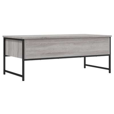 vidaXL Konferenčný stolík sivý sonoma 101x49x39,5 cm kompozitné drevo