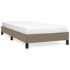 vidaXL R&aacute;m postele bez matraca Taupe 90x200cm L&aacute;tka