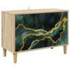 vidaXL TV skrinka WIJHE 69 x 33 x 50 cm Sonoma Kompozitn&eacute; drevo
