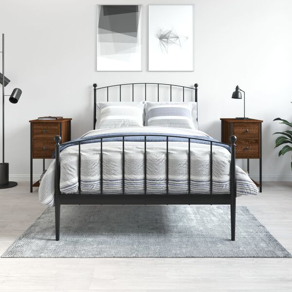 vidaXL Nočn&eacute; stol&iacute;ky 2 ks, hned&yacute; dub 32x42x70 cm, kompozitn&eacute; drevo