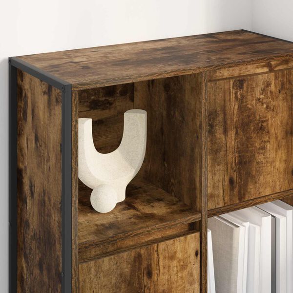 vidaXL Knižnica Dymov&aacute; dub 68 x 30 x 108.5 cm Kompozitn&eacute; drevo