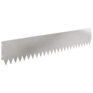 vidaXL Obrubn&iacute;k tr&aacute;vnika 20 ks 103 x 20 cm Oceľ Strieborn&aacute;